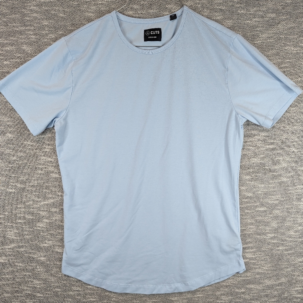 Cuts Curve Hem short sleeve shirt